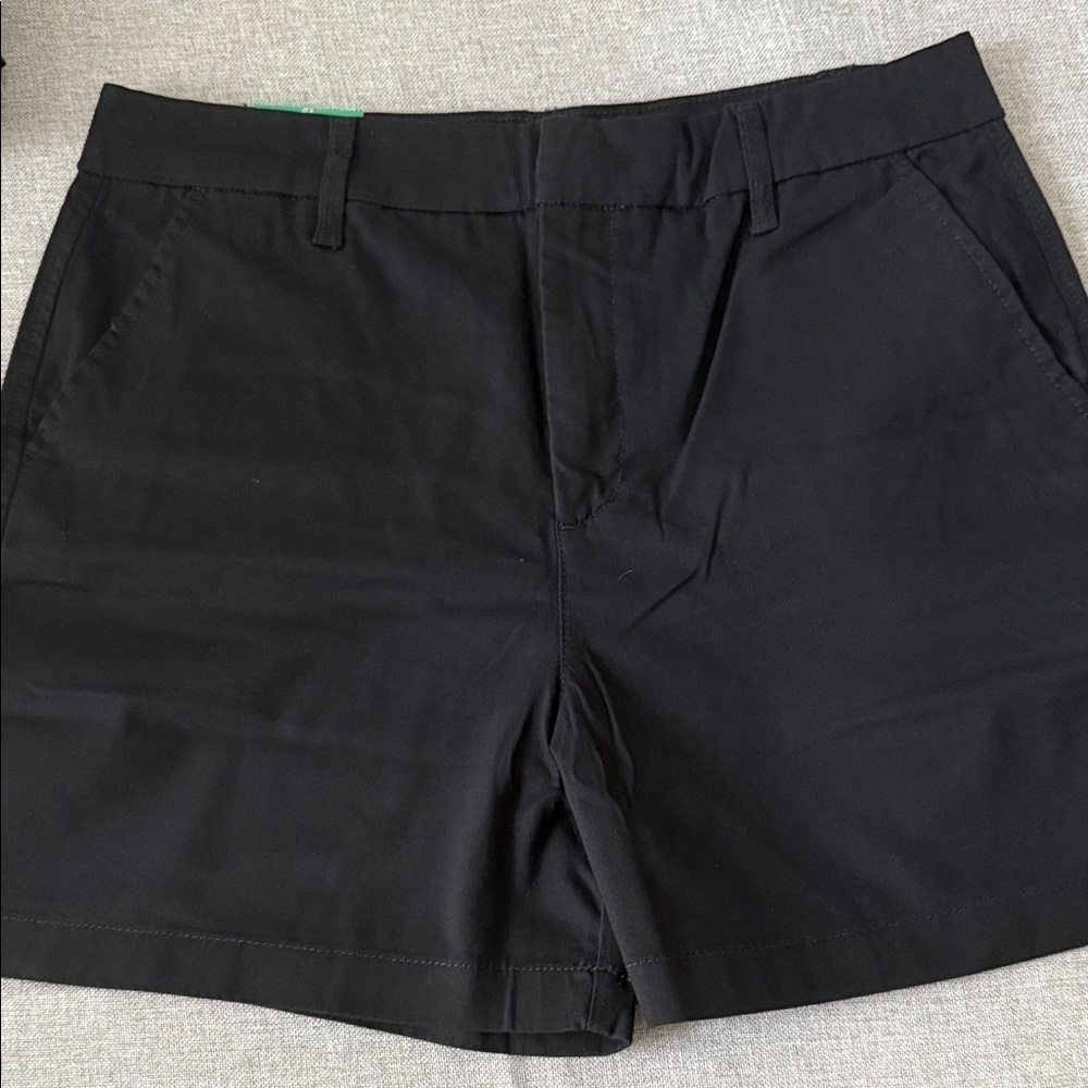 Gloria Vanderbilt Women's Black Chino Shorts